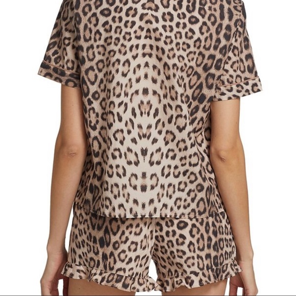 🆕Generation Love Juliet’s Leopard Animal Print Pajama Set Cotton Summer PJ’s - Picture 4 of 10
